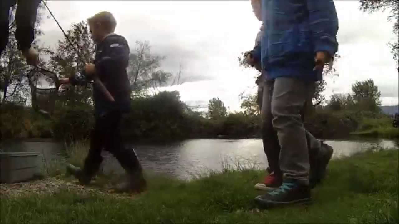 Zac's 6th Birthday at Fraser Valley Trout Hatchery