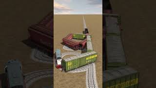 ⭕ TRAIN CIRCLE LOOP SQUARE TRACK SWITCH COMBO #music #anime #beats #lofi