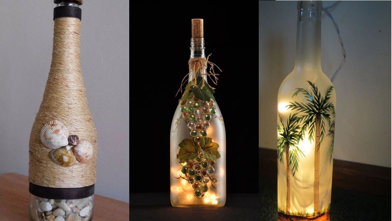 Best Inspiring Bottle in Room Decor for Decorating Design Ideas - YouTube