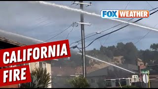 Fire damages homes in California s Oakland Hills neighborhood
