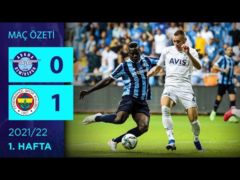 ÖZET: Adana Demirspor 0-1 Fenerbahçe | 1. Hafta - 2021/22