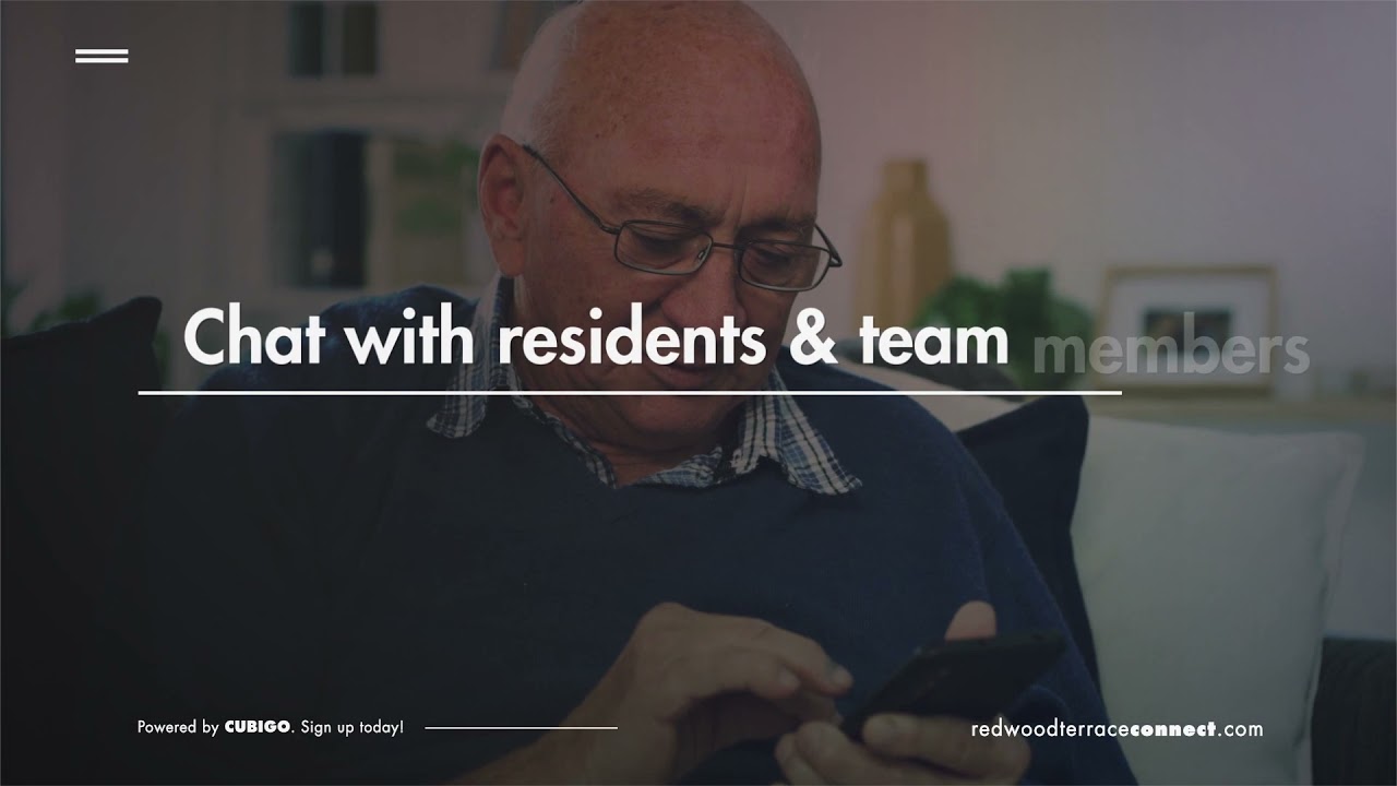 Sign up for Redwood Terrace Connect!