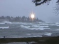 Lake Superior Storm Super Huge Waves -  Eagle Harbor Michigan