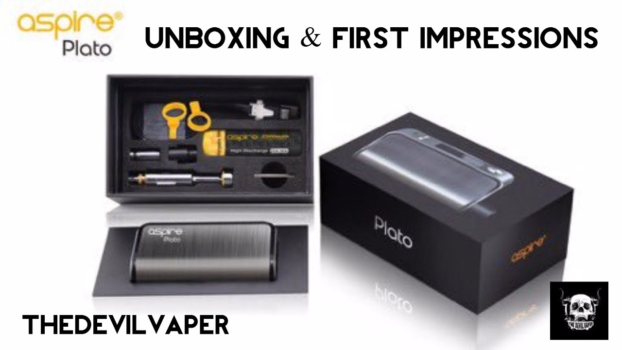 Aspire Plato Unboxing & First Impressions - TheDevilVaper