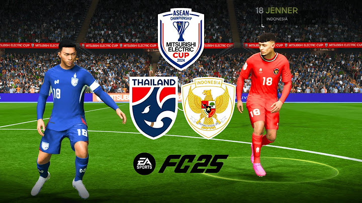 Thailand VS Indonesia  | ASEAN Mitsubishi Electric Cup 2024 | FINAL #fc25