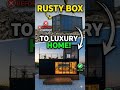 The Ultimate Glow Up From Rusty Container to Luxury Tiny Home! #constructiontimelapse #architecture