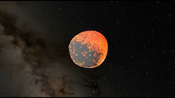 OpenSPH Moon and Earth collision/merger