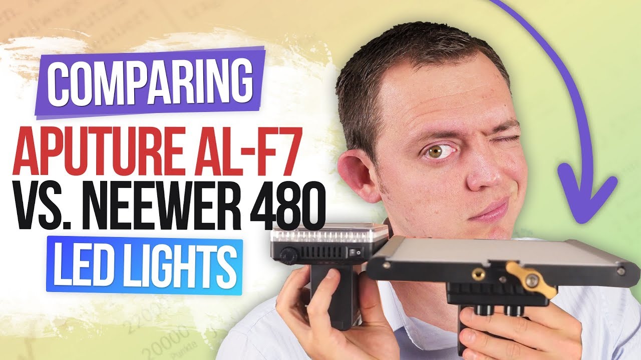 Comparing the Aputure AL-F7 vs Neewer 480 LED Lights by Backstage Income