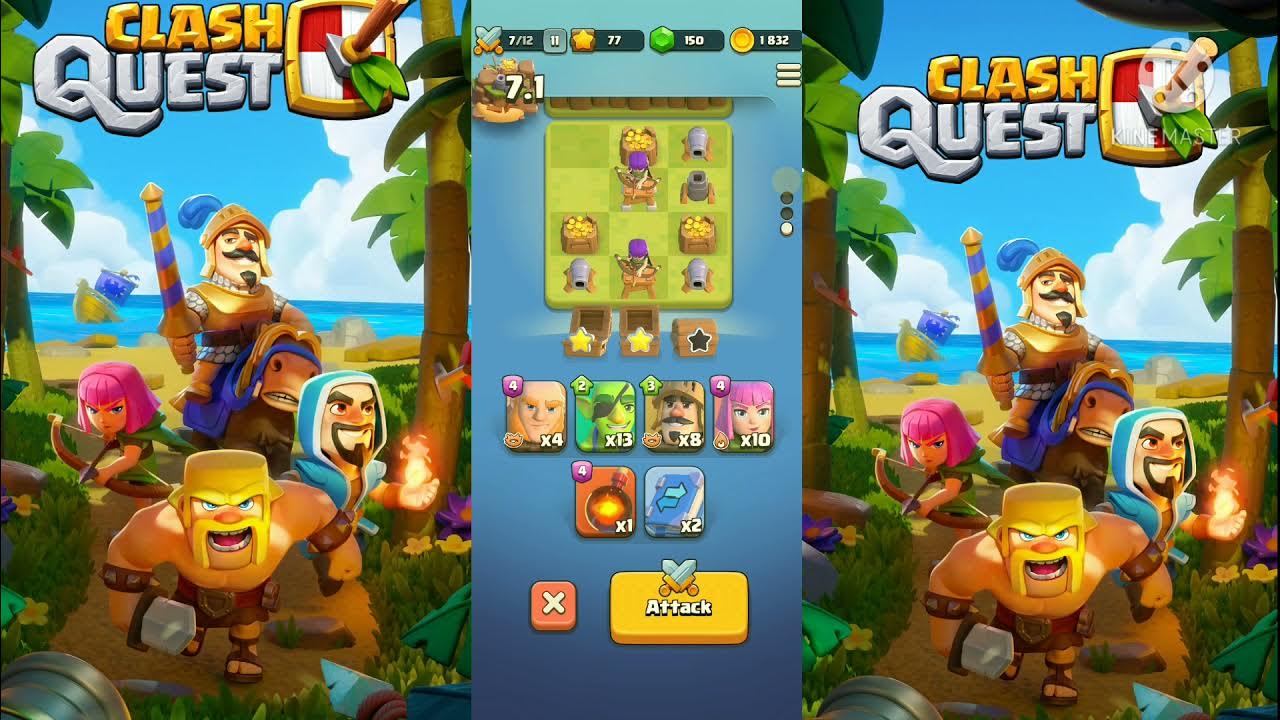 Clash quest supercell. Клеш квест. Clash Quest.