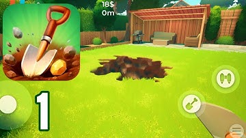 A Game About Digging A Hole - Gameplay Walkthrough Part 1 (Android, iOS)
