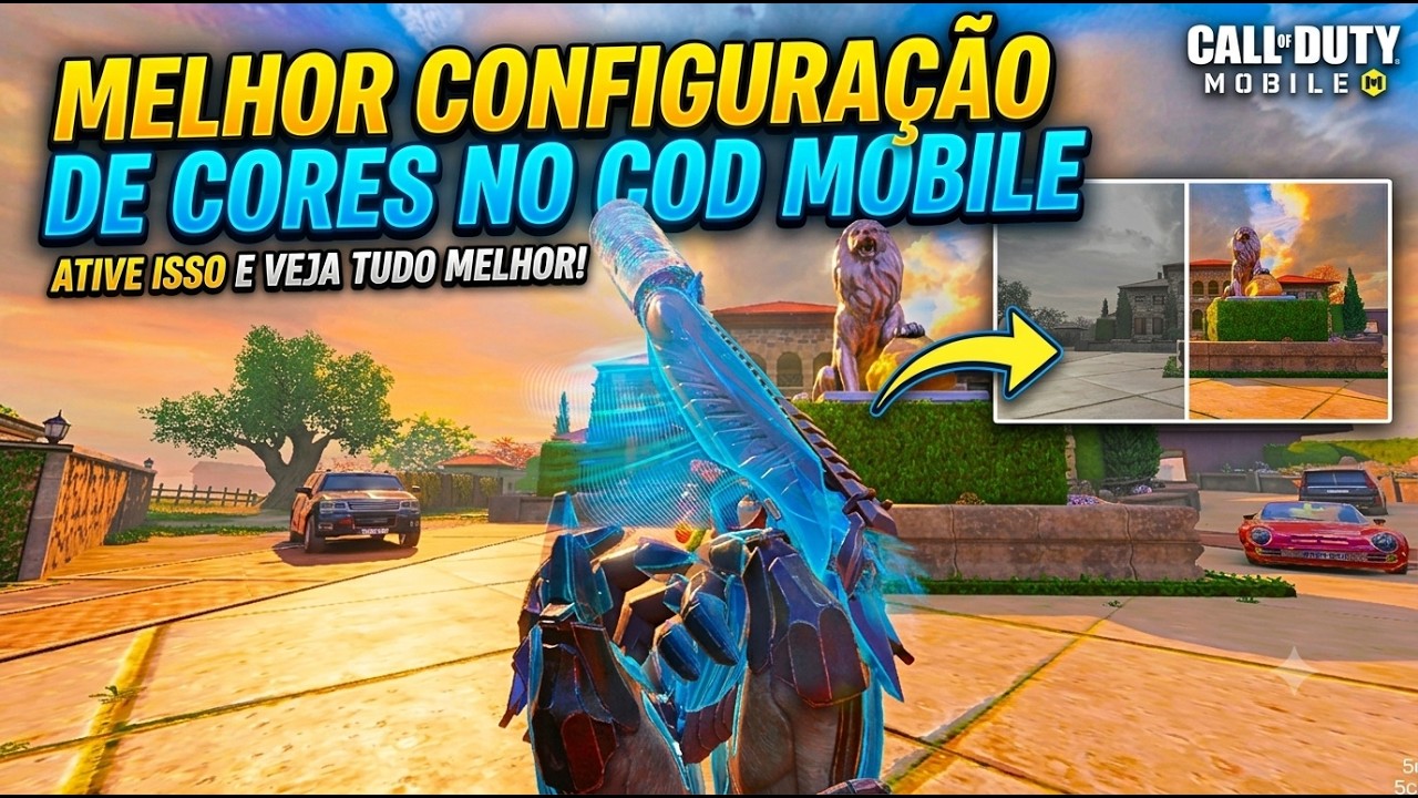 MELHOR CONFIGURAÇÃO DE CORES NO COD MOBILE EM 2026
