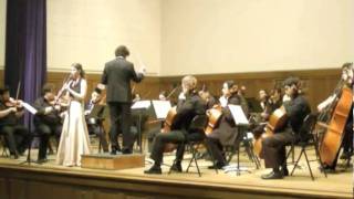 Mary Poole - Mozart Clarinet Concerto K. 622 - Allegro