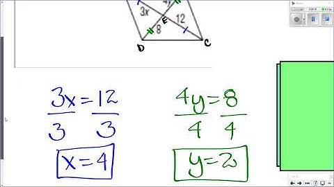 Geometry   Unit 8   Lesson 8 2   Quadrilaterals Parallelograms   SmartNotes   Video Lesson