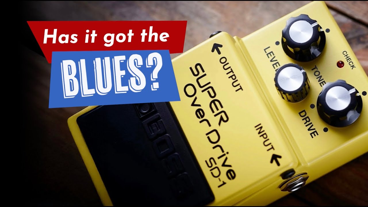 BOSS SD-1 Super Overdrive plays the blues! - YouTube