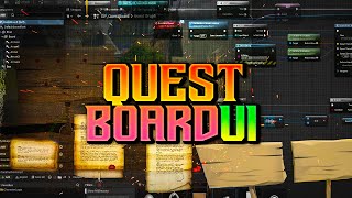 Unreal Engine 5 Quest Board Tutorial Part 2: Enhancing UI for Interactive Quests