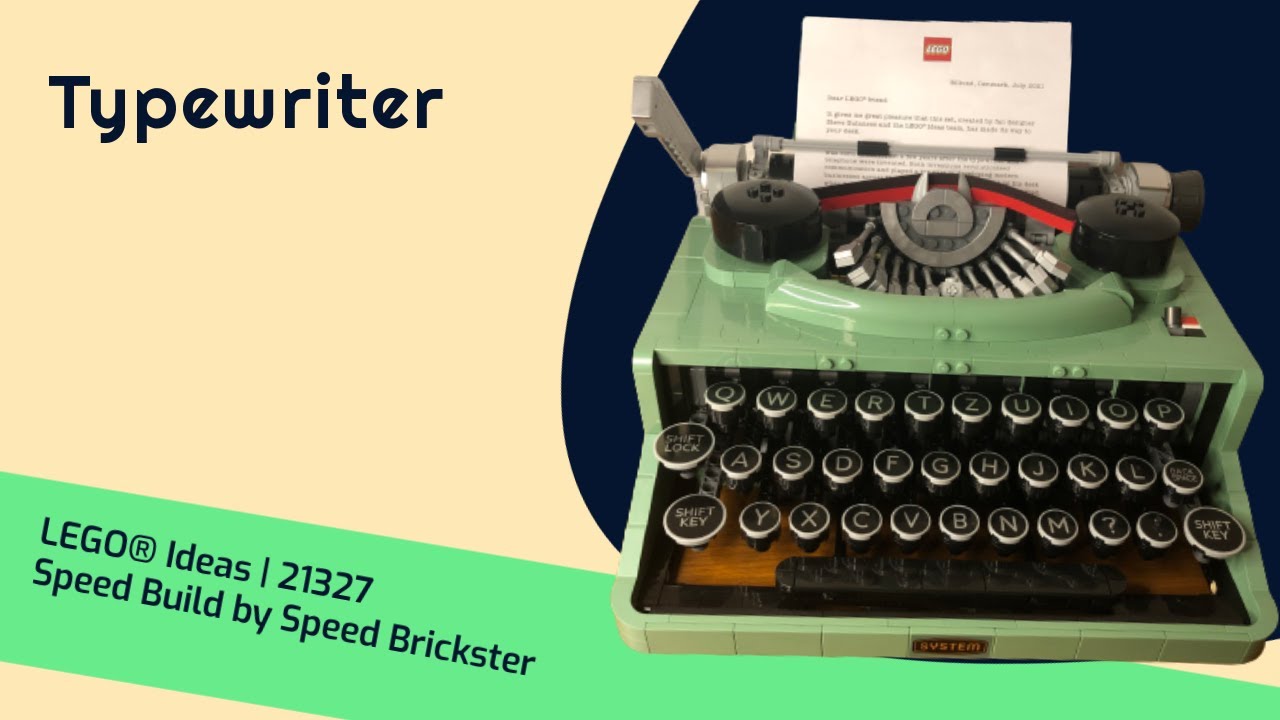 LEGO® 21327 Typewriter - Ideas | Speed Build - Speed Brickster