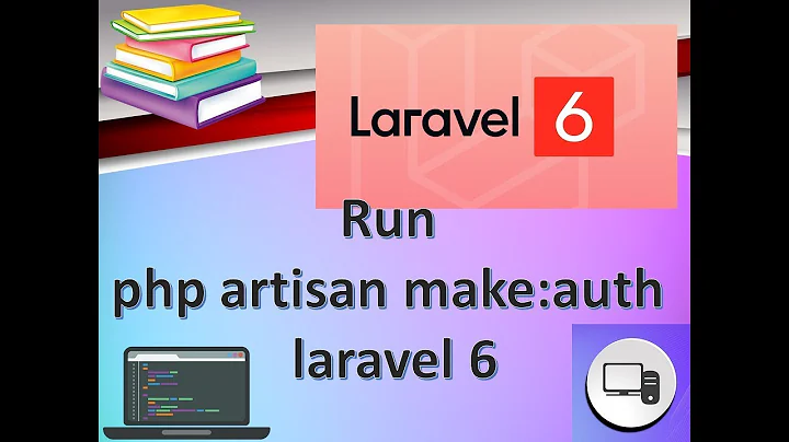 How to Run php artisan make auth Laravel 6 | Azubodha Engineering