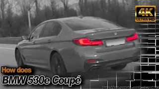 BMW 530e Coupé going wild on the Autobahn - Insane Hunt [4k]