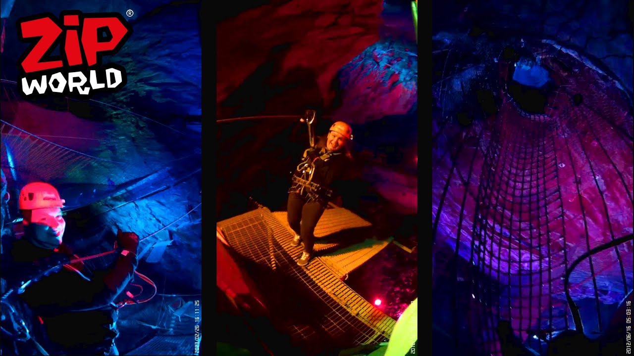 Zip World Caverns & Skyride Vlog February 2023 | Amuseaholics