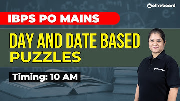 IBPS PO Mains 2020 | Day and Date based puzzles | Nikita Ma