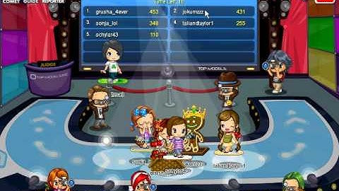 How to host a fashion show in fantage ??