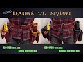 Occidental Tool Belt - LEATHER vs. NYLON