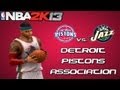 NBA 2K13 Association Mode Detroit Pistons 15 Game Win Streak Y3G77 EP40 
