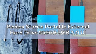 Review Storite Portable External Hard Drive 250GB USB 3.0 Ultra Slim HDD 2.5 Inch Backup Storage Fas