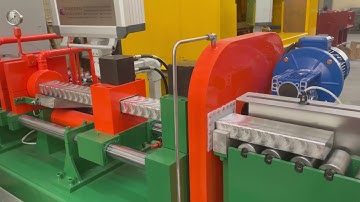 New developed good compactness solder rectangular bar continuous casting machine