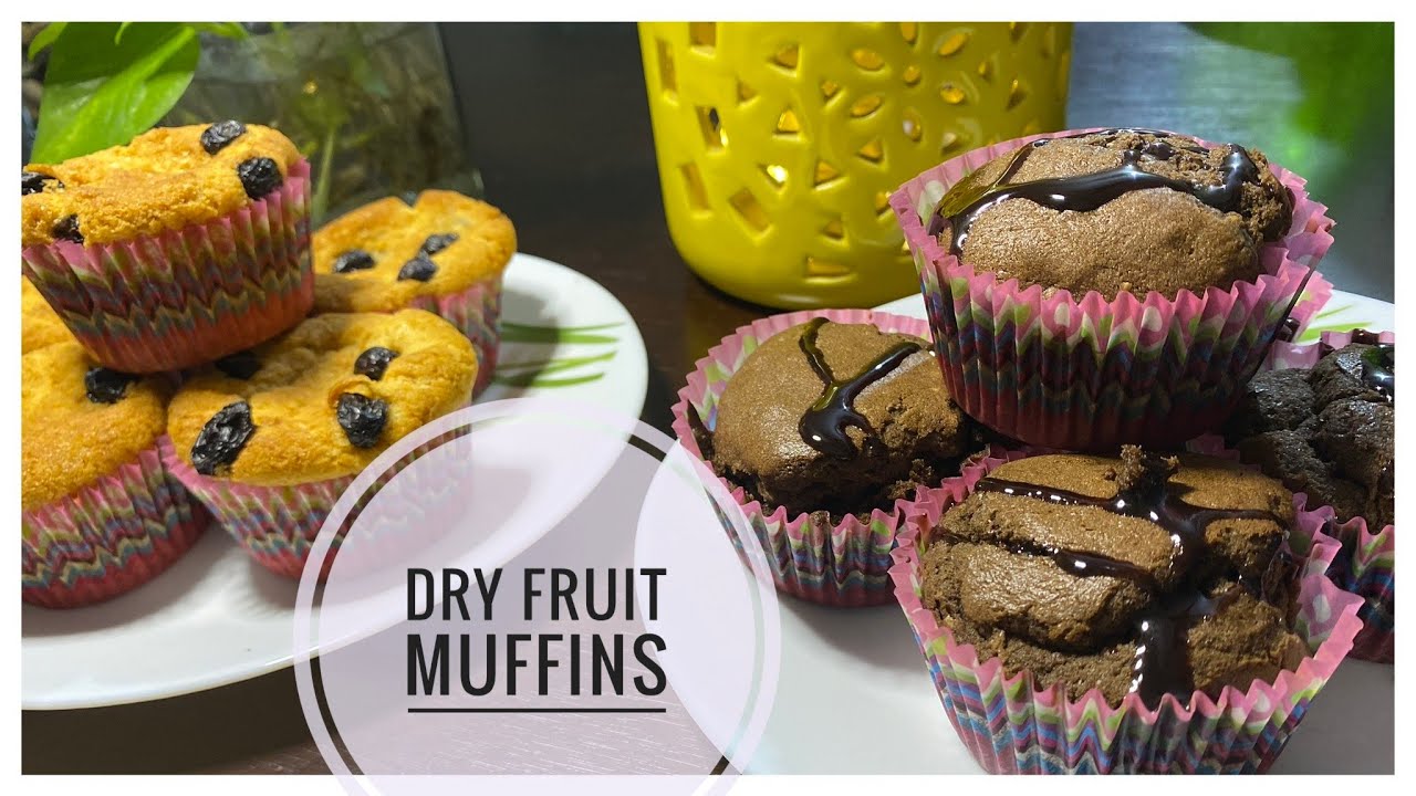 Eggless Dry fruit Muffins_Easy with few basic Ingredients 