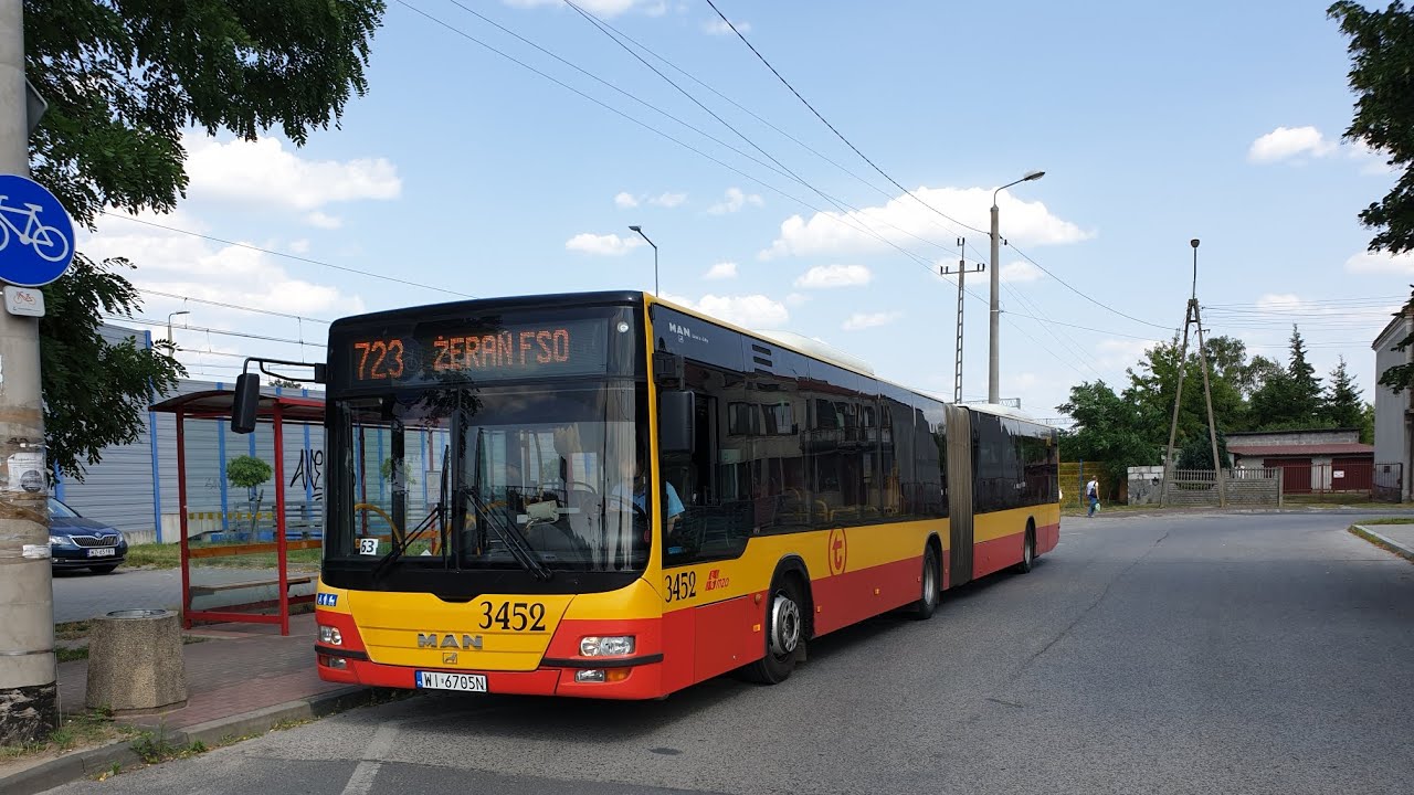 MAN NG363 Lion's City G #3452 (MZA Warszawa) - linia 723 ➡️ PKP Legionowo Przystanek *gość w opisie*