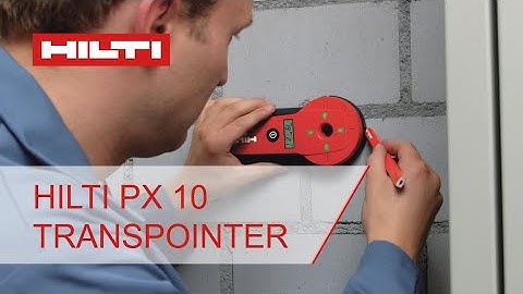 HOW-TO Hilti PX 10 TRANSPOINTER