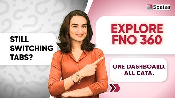 FnO 360 by 5paisa | All-in-One Platform for F&O Traders | Real-Time Data & Insights