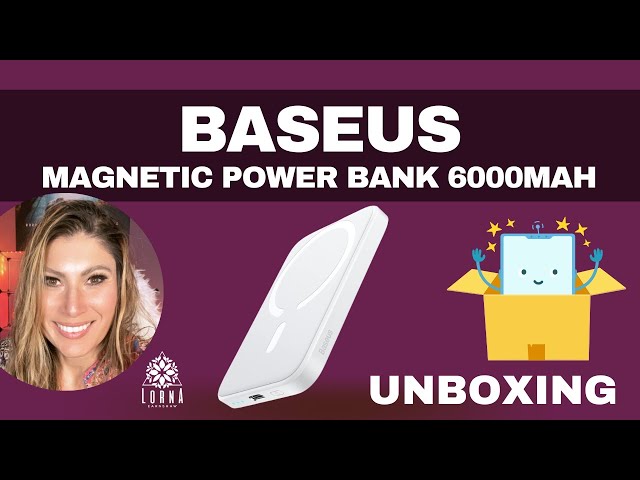 Baseus Magnetic Wireless Power bank 6000mAh - White