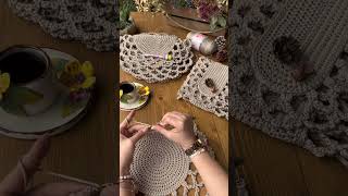 handmade crochet knitting diy shorts video nasılyapılır sousplat playstation placemats