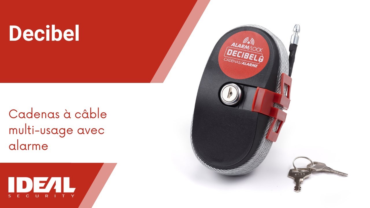 Câble avec alarme Lock Alarm - Antivol Vélo