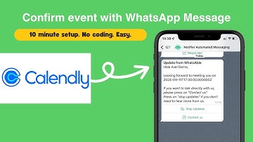 Connect Calendly with WhatsApp: Send a WhatsApp message after booking a call