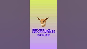 *WORKING* name tricks for all 8 #Eevee evolutions | #Eeveelution on #PokemonGo