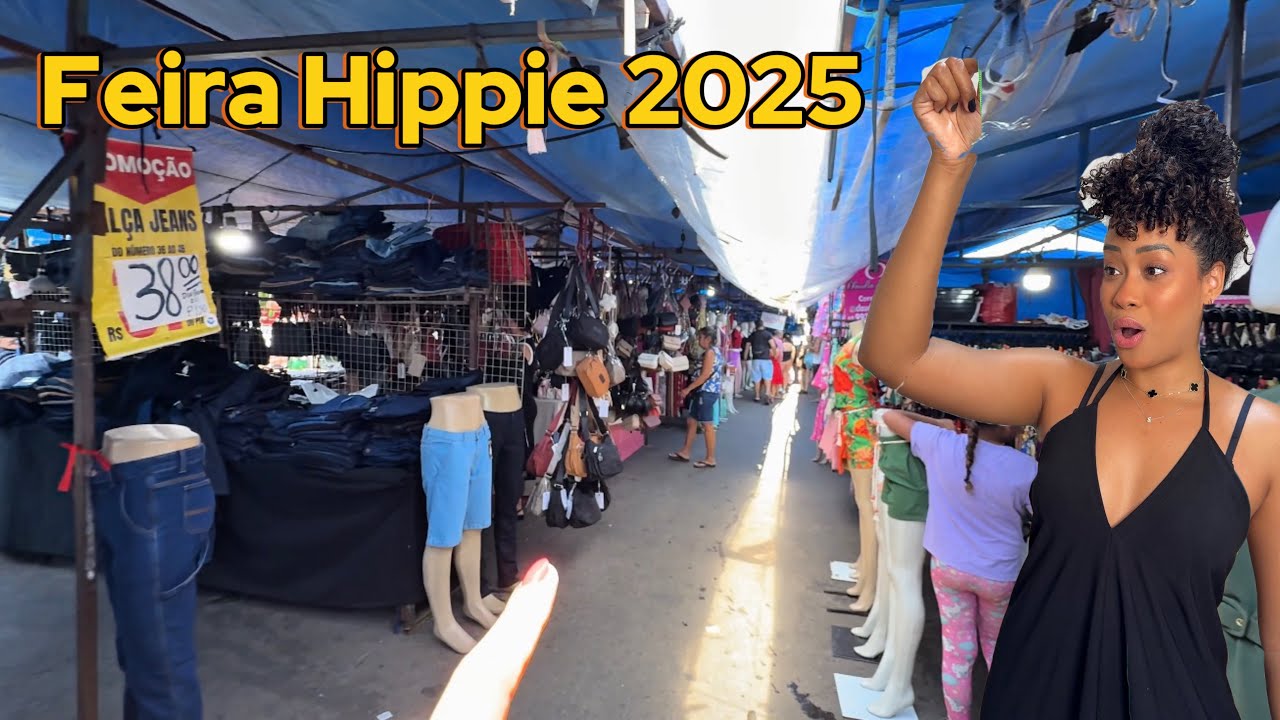 TOUR PELA FEIRA HIPPIE EM GOIÂNIA l COMO ESTÁ EM 2025?