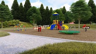 Toddler's Traverse 360° Fly-around | APCPLAY | Commercial Playground Equipment
