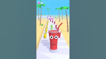 Satisfying Juice Can Sorting Game! | Level 254 #shorts #juicerun #runinggame  #trending #games