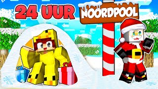 24 UUR Om Te VERSTOPPEN Op De Noordpool Met KIJKERS! (Minecraft