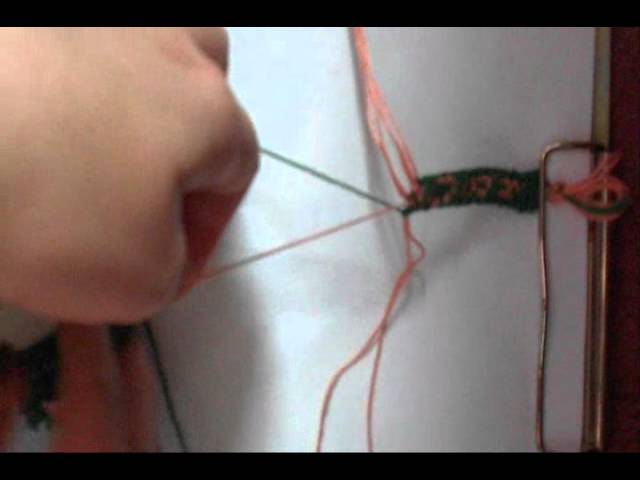 PART 2 How to : Make the letter A friendship bracelet 