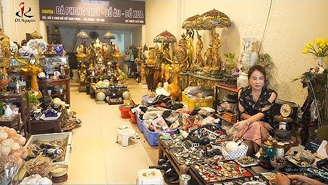 Miếng đá kỳ lạ của chị chủ xinh đẹp nhất chợ đồ cũ vạn phúc #docuhanoi