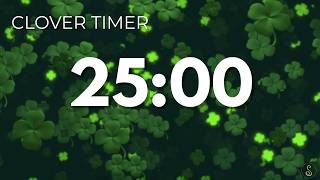 St. Patrick's Day 25 Minute Focus Timer