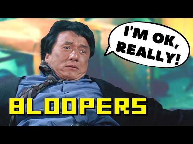 JACKIE CHAN BLOOPERS COMPILATION | Part 1 | Rush Hour, Who Am I, Police Story, Armour of God, Tuxedo class=