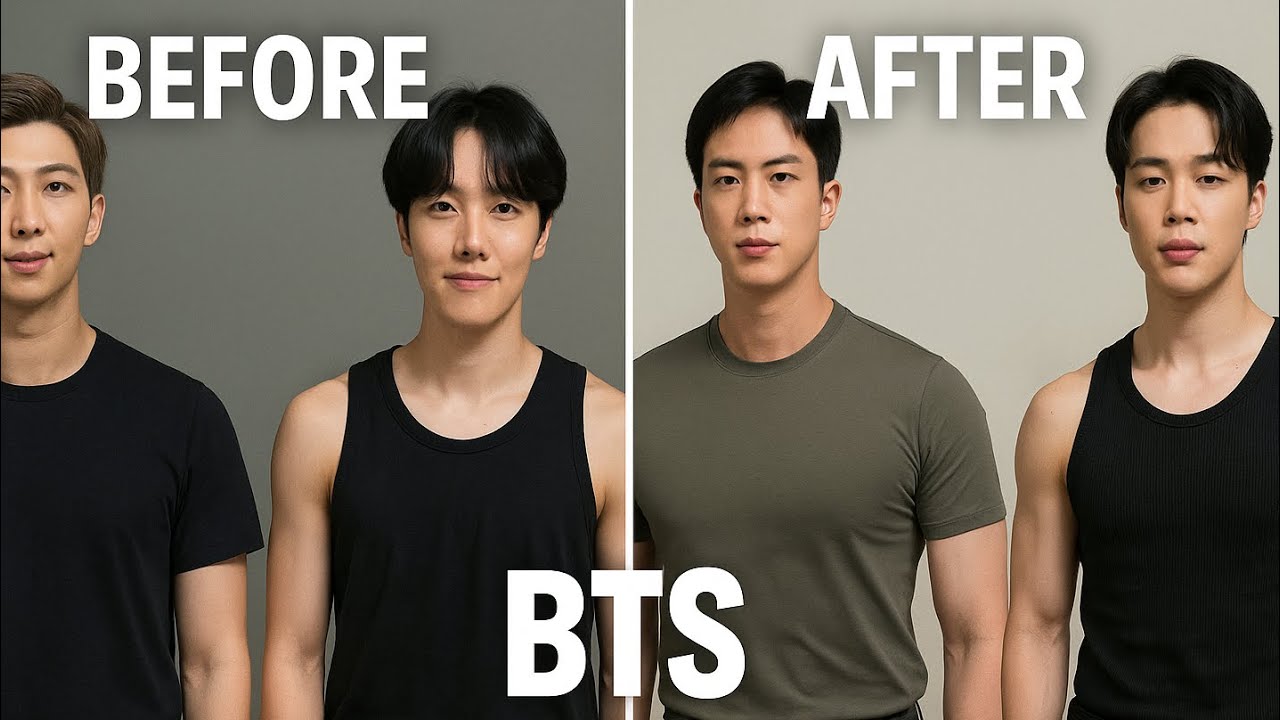 ФАНАТЫ В ШОКЕ! КАК ИЗМЕНИЛОСЬ ТЕЛО BTS ПОСЛЕ СЛУЖБЫ😰 #BTS #BTS2025 #BTSARMY #BTSпослеармии