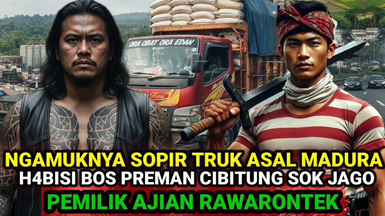 NGAMUKNYA SOPIR TRUK MADURA H4BISI BOS PREMAN RAWARONTEK SOK JAGO& ANTEK-ANTEKNYA PENGUASA CIBITUNG.