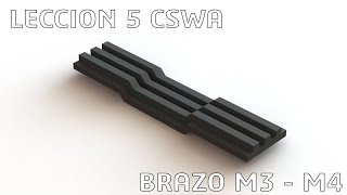 Lección 5 - Barridos - Cursos SolidWorks 2020 CSWA CSWP
