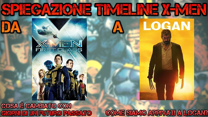 SPIEGAZIONE LINEA TEMPORALE DELLA SAGA X-MEN